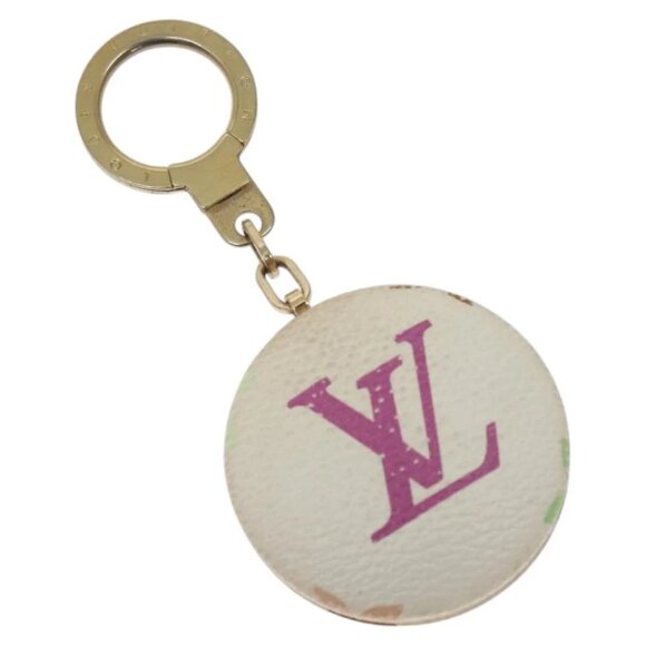 LOUIS VUITTON Monogram Multicolor Astropill Charm White M51911 LV Auth 130534 - Picture 1 of 7